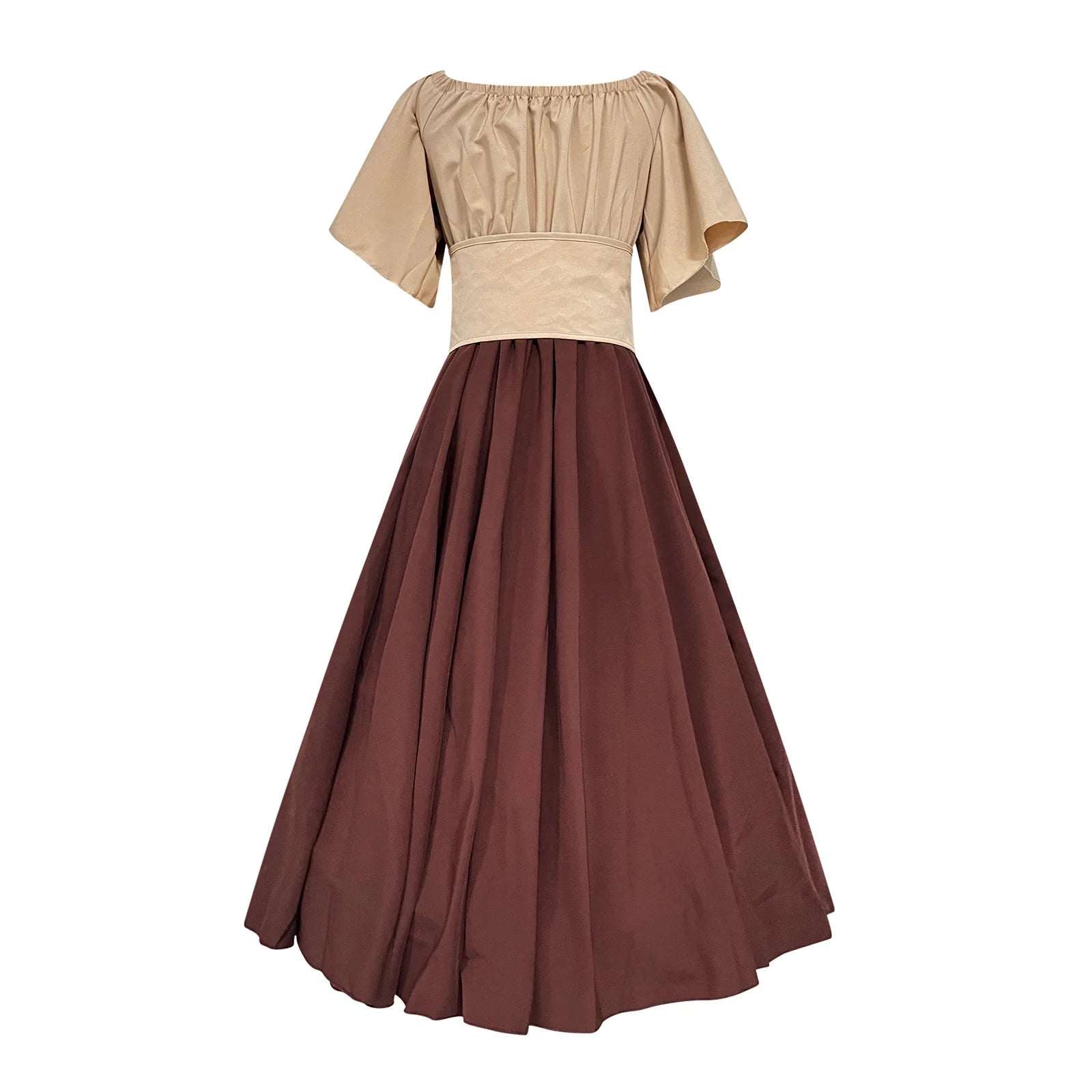 UPPADA Womens Renaissance Faire Dresses Medieval Irish Traditional plus Size Dresses Ruffle over Dress Corset Retro Cosplay Gown